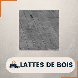 Bois béton imprimé Stamp Diffusion